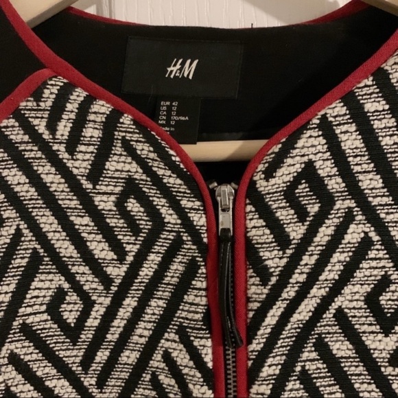 H&M black and white blazer/jacket - Picture 2 of 4